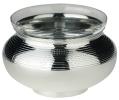 Caviar bowl in silver plated - Ercuis